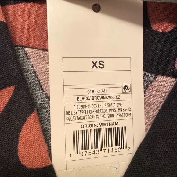 A New Day Brown/Black Button Down Shirt… - Picture 6 of 6